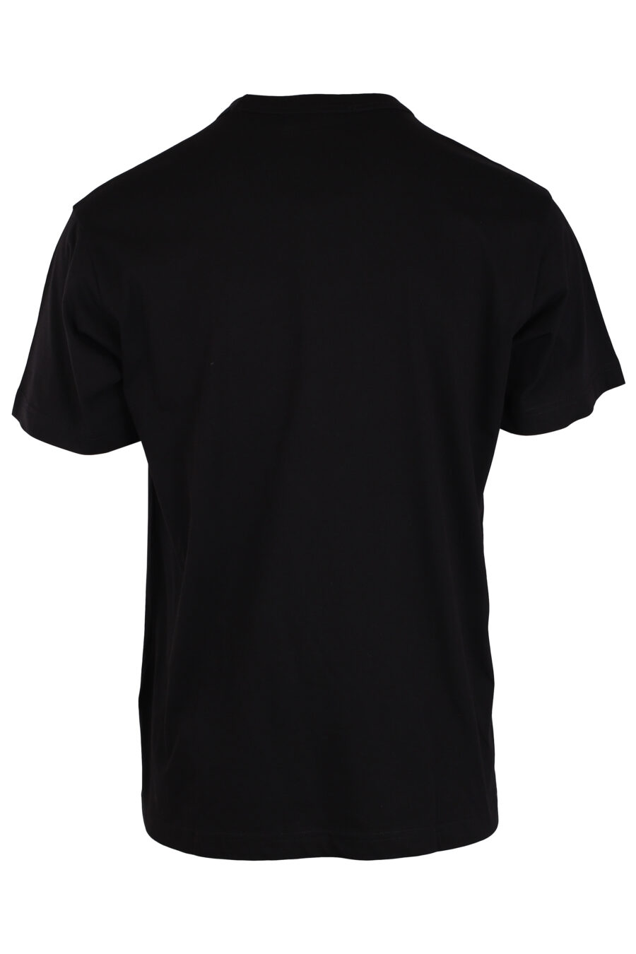 T-shirt preta com grande logótipo laranja - IMG 4020