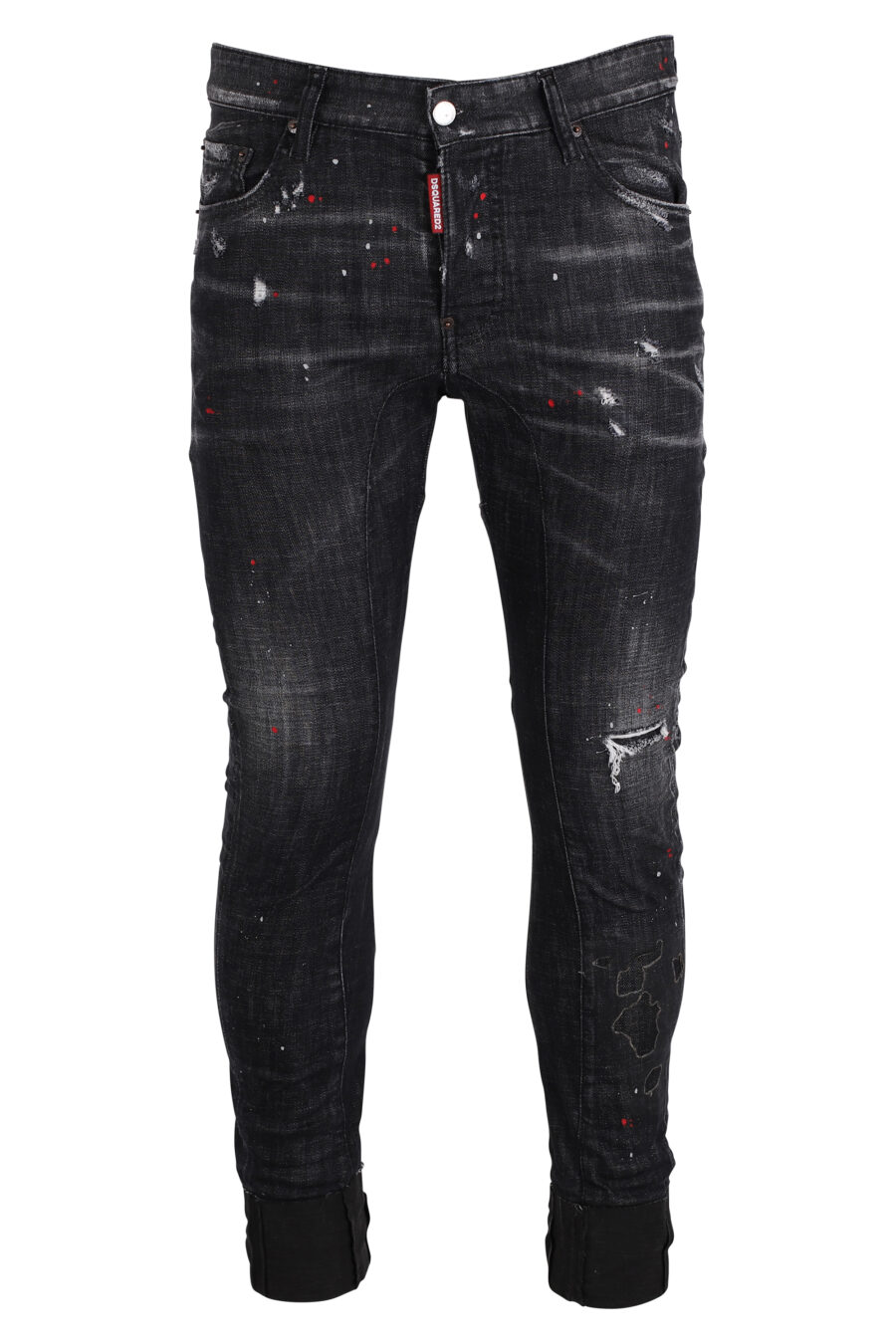 Tidy biker jeans black worn - IMG 4065