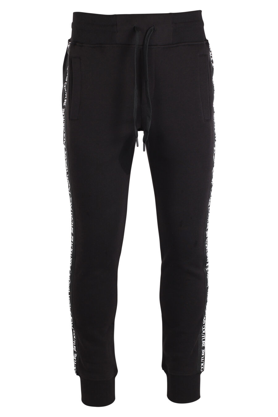 Pantalón de chandal negro con mini logo vertical - IMG 4087