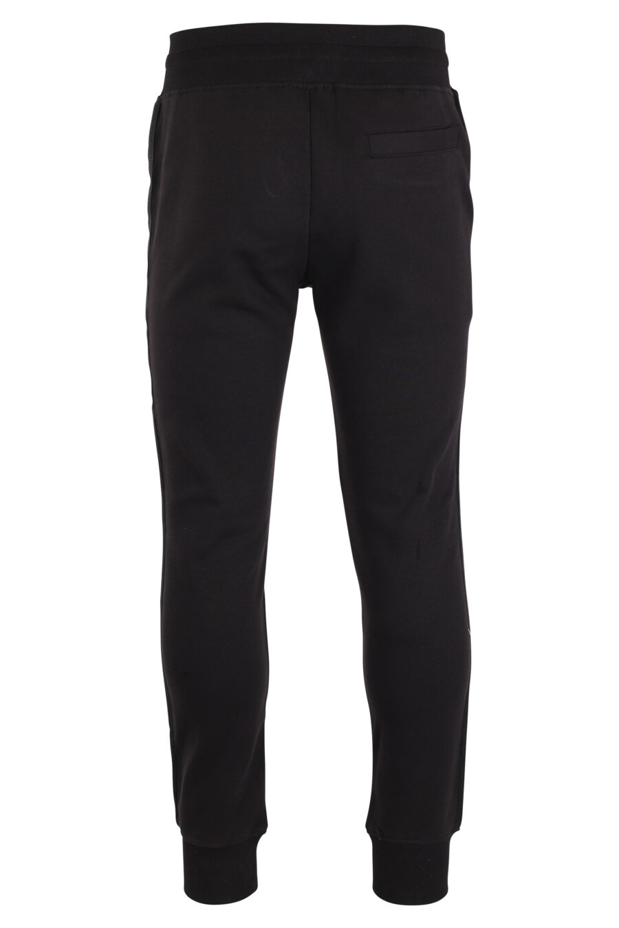 Pantalón de chandal negro con mini logo vertical - IMG 4090