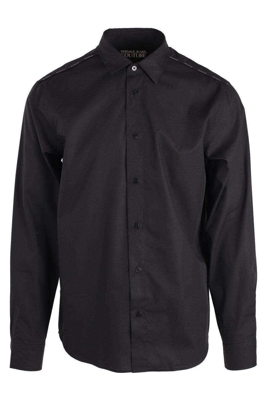 Camisa negra de botones - IMG 4130