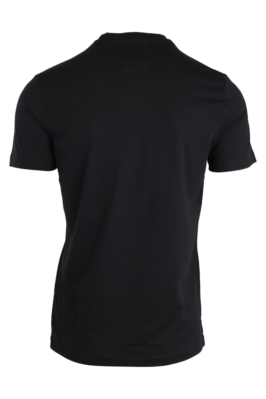 T-shirt noir avec lettrage blanc maxilogo - IMG 4251