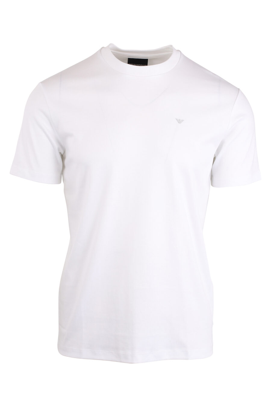 T-shirt blanc avec minilogue blanc - IMG 4267