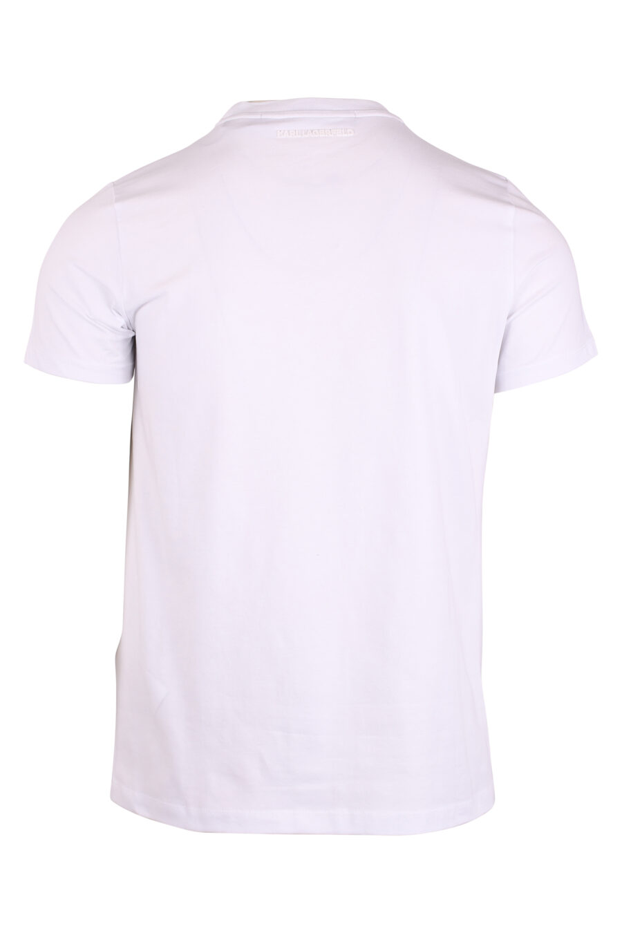 White T-shirt with "rue st-guillaume" rubber logo - IMG 4333