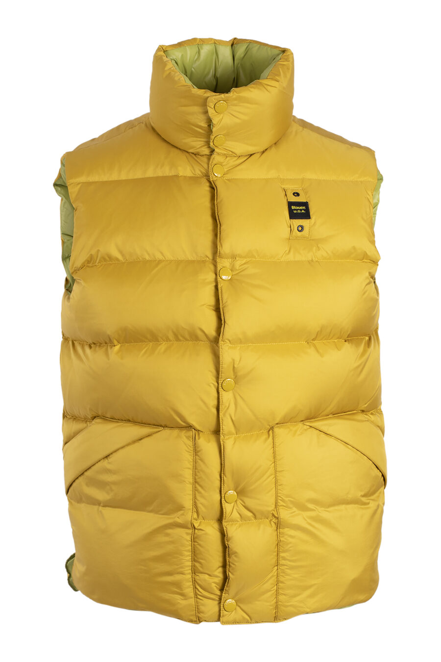 Yellow quilted waistcoat - IMG 4607