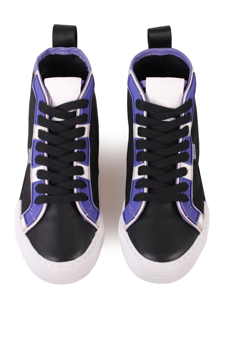 Black and lilac high top trainers "Fantasy" - IMG 0332