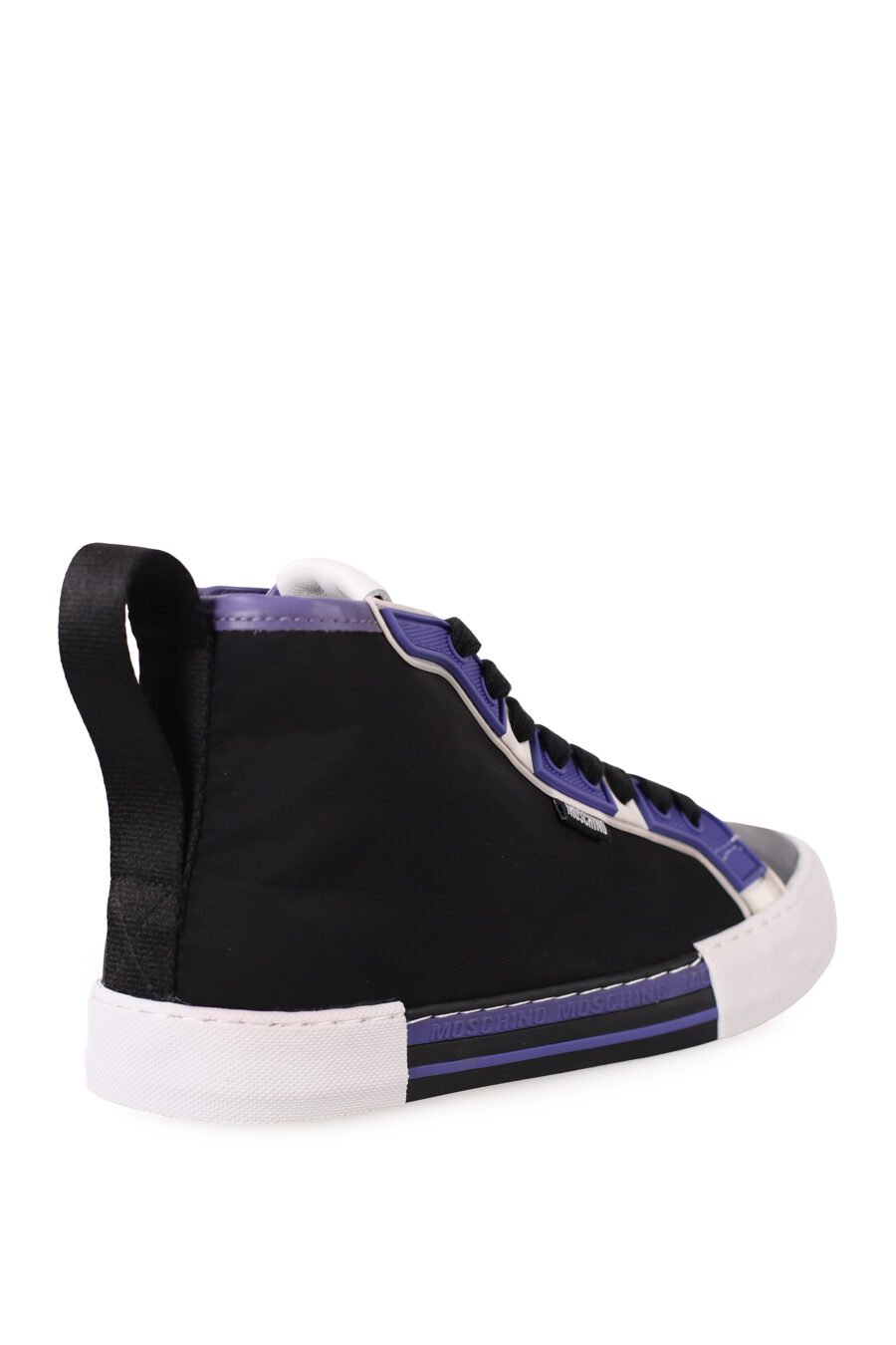 Black and lilac high top trainers "Fantasy" - IMG 0353