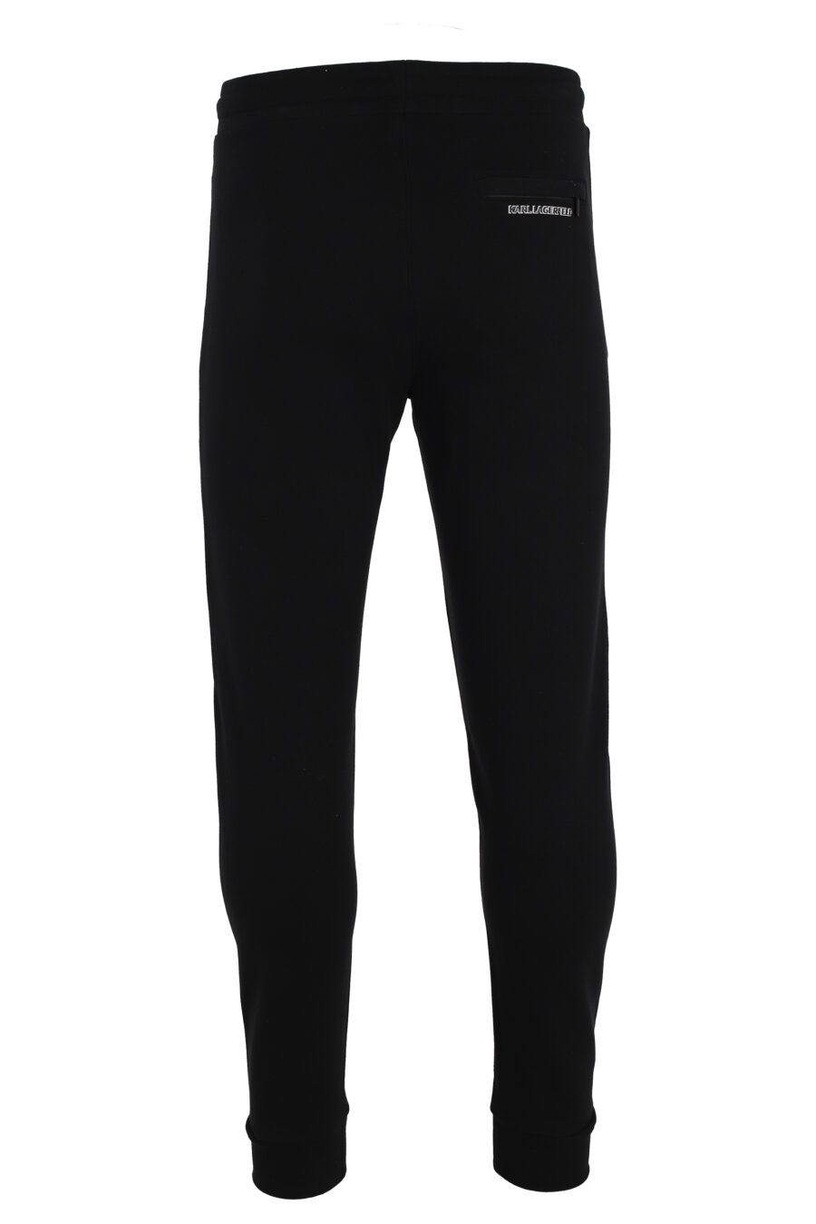 Pantalón de chándal negro con logo 3D pequeño - IMG 4821