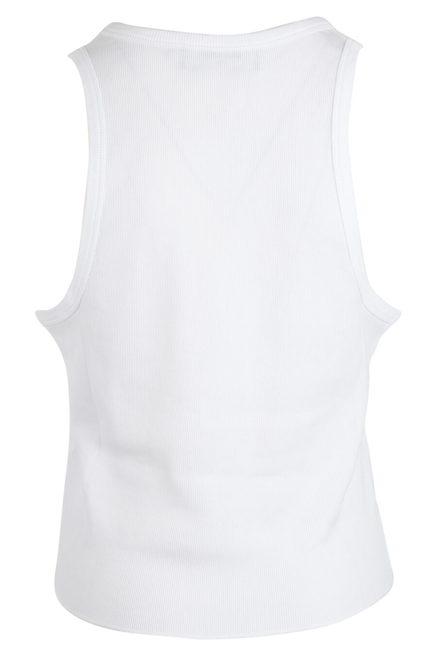 Camiseta sin mangas blanca con logo paz - IMG 4861
