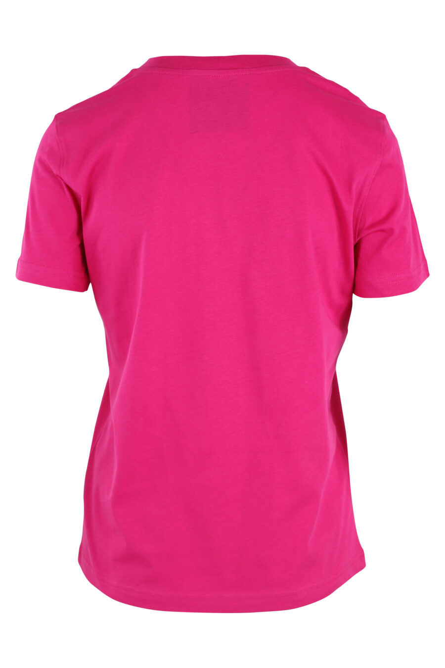 Fuchsiafarbenes T-Shirt mit "Smiley"-Logo - IMG 5031