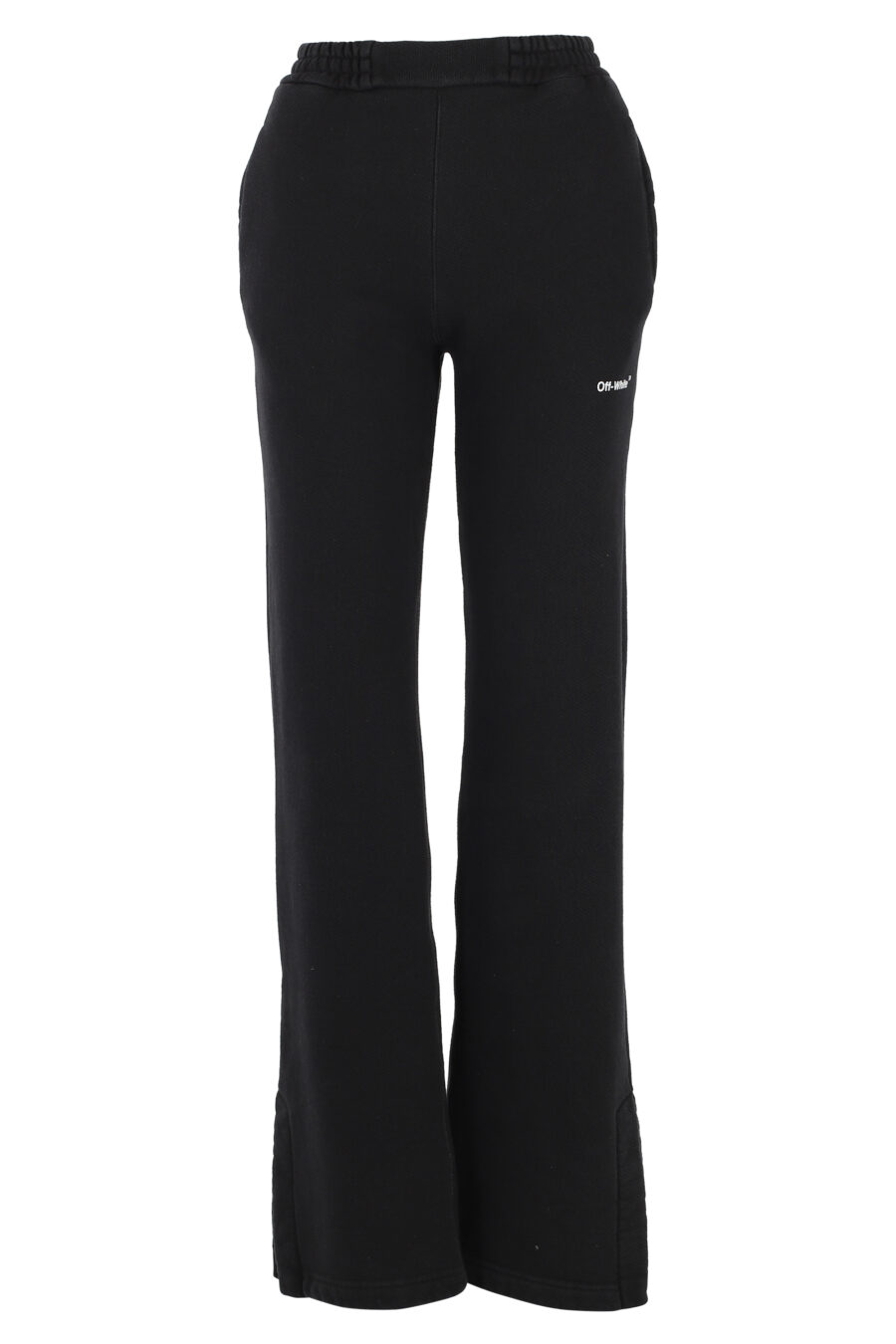 Pantalon de chandal negro con logo blanco "Diag" - IMG 5056
