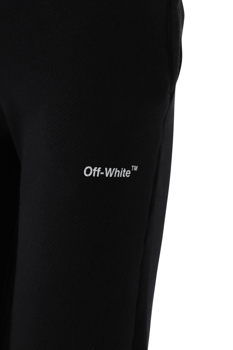 Pantalon de chandal negro con logo blanco "Diag" - IMG 5068