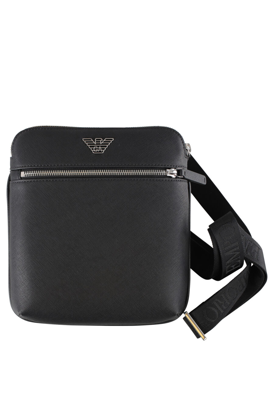 Black shoulder bag with eagle logo - IMG 5279