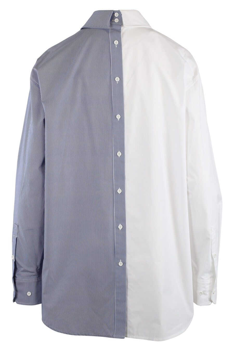 Camisa bicolor blanca y azul - IMG 5485