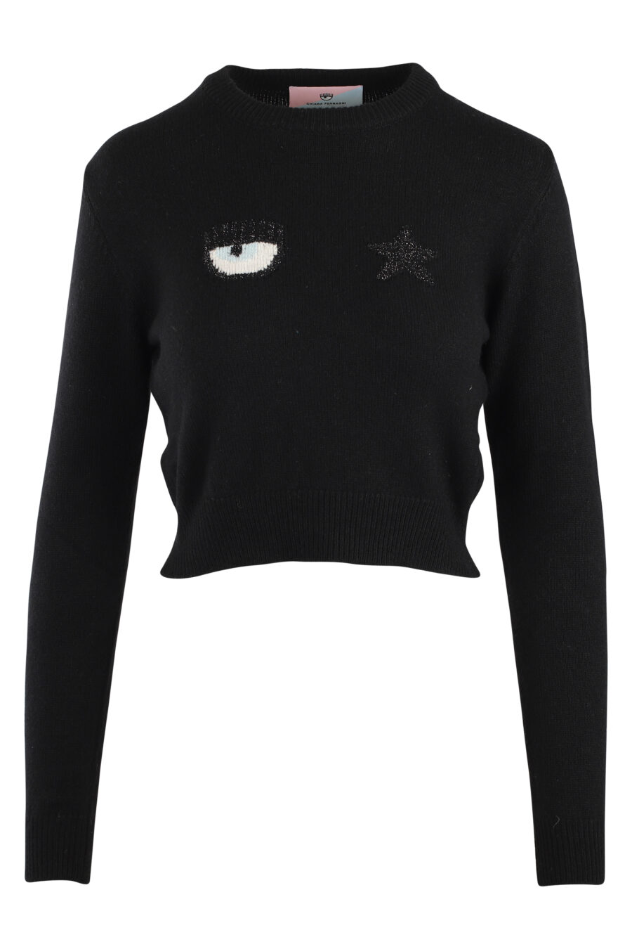 Black jumper with eye and star logo - IMG 5527