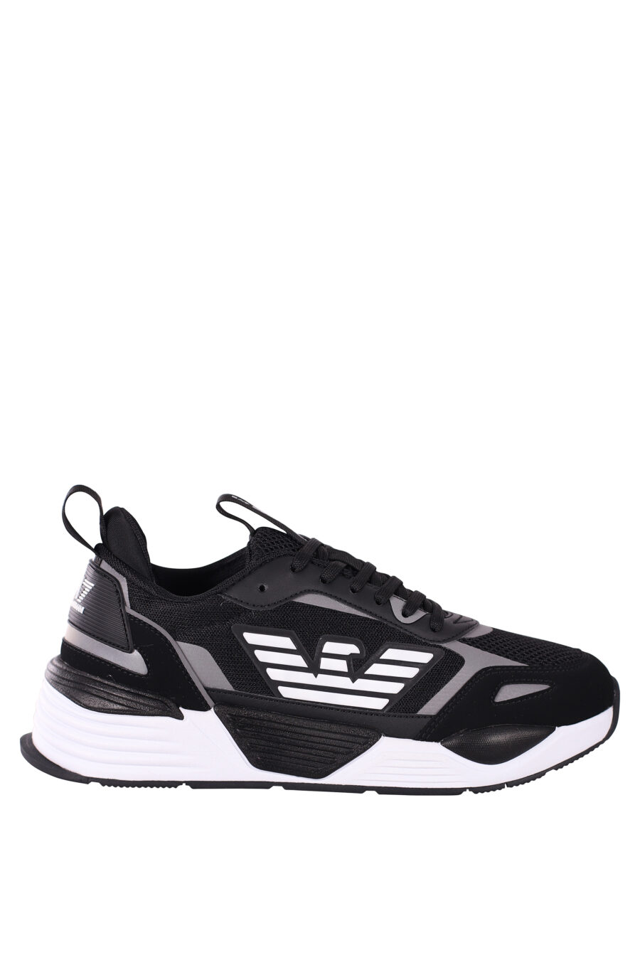 Chaussures "ace runner" noires et argentées avec logo de l'aigle - IMG 5798