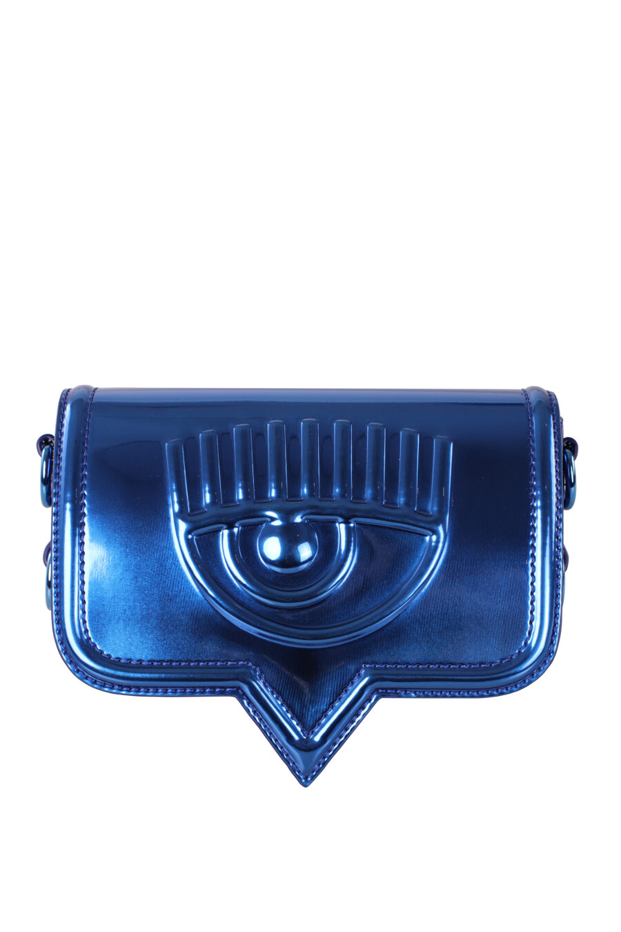 Bolso bandolera azul con logo ojo monocromático - IMG 5964