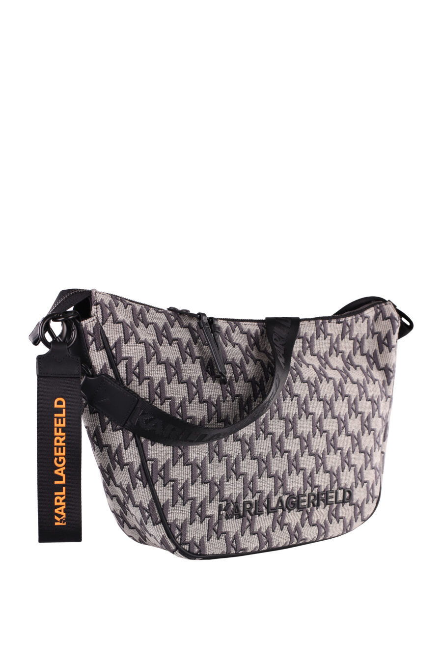 Hobo style shoulder bag with monogram logo - IMG 6053