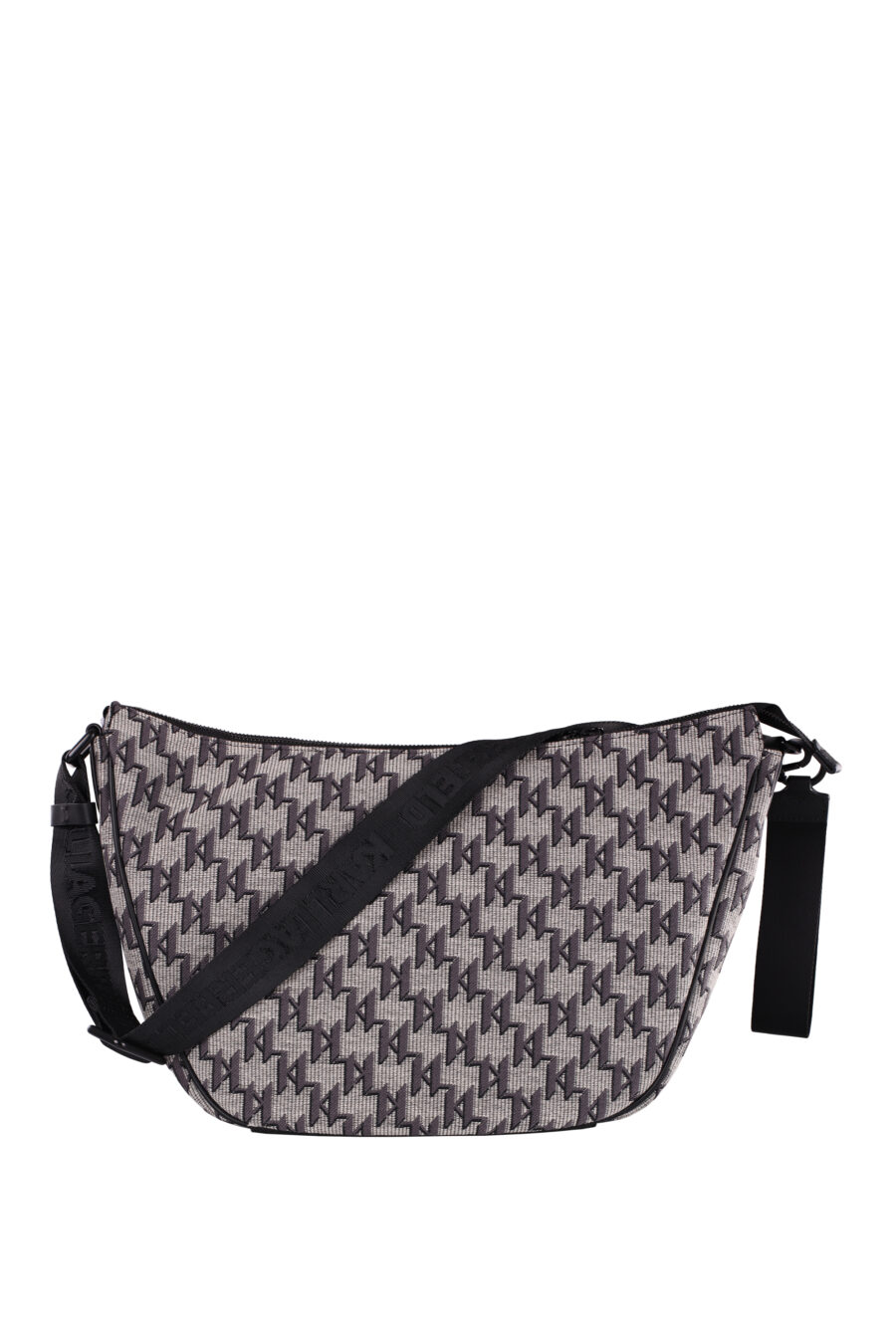 Hobo style shoulder bag with monogram logo - IMG 6054