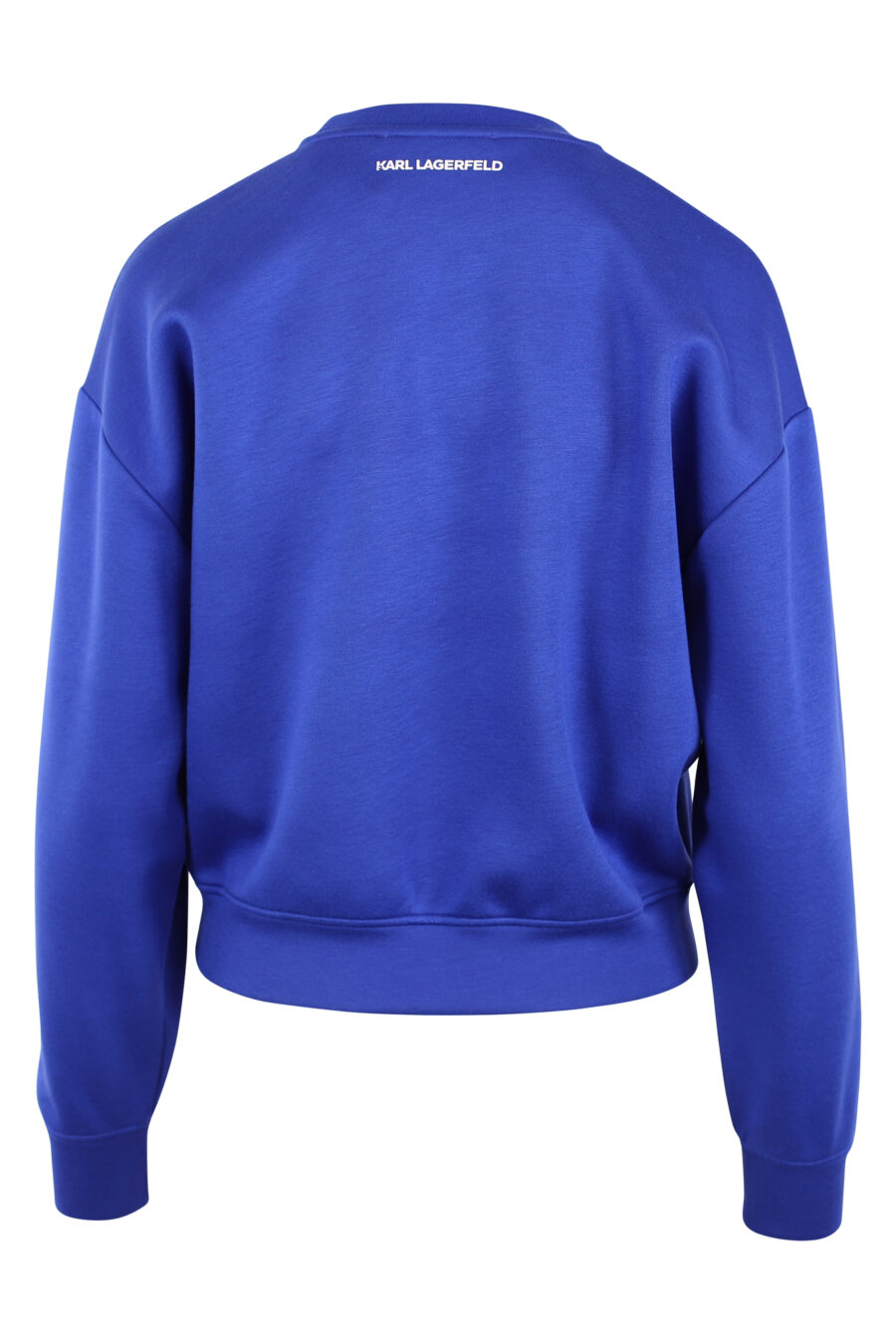Blue sweatshirt with cross ribbon logo - IMG 6149