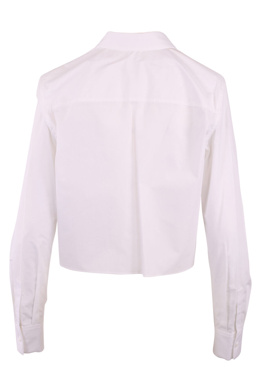 Camisa blanca con maxilogo firma "karl" negro - IMG 6181