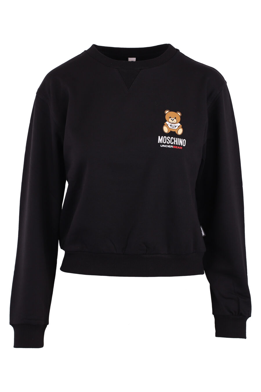 Schwarzes Sweatshirt mit kleinem Bärenlogo - IMG 6186