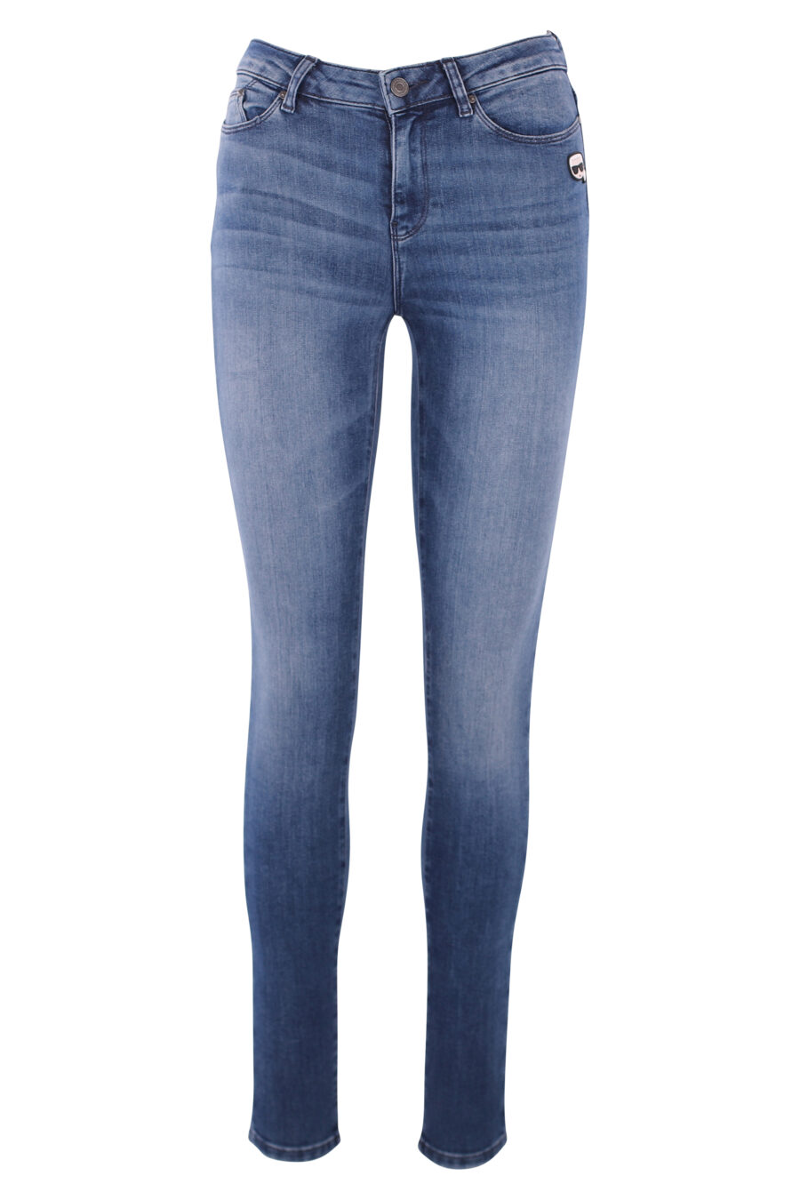 Blaue Jeans mit "karl"-Logo - IMG 6310