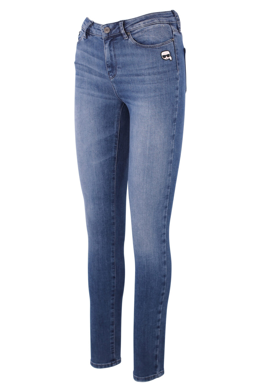 Blaue Jeans mit "karl"-Logo - IMG 6311