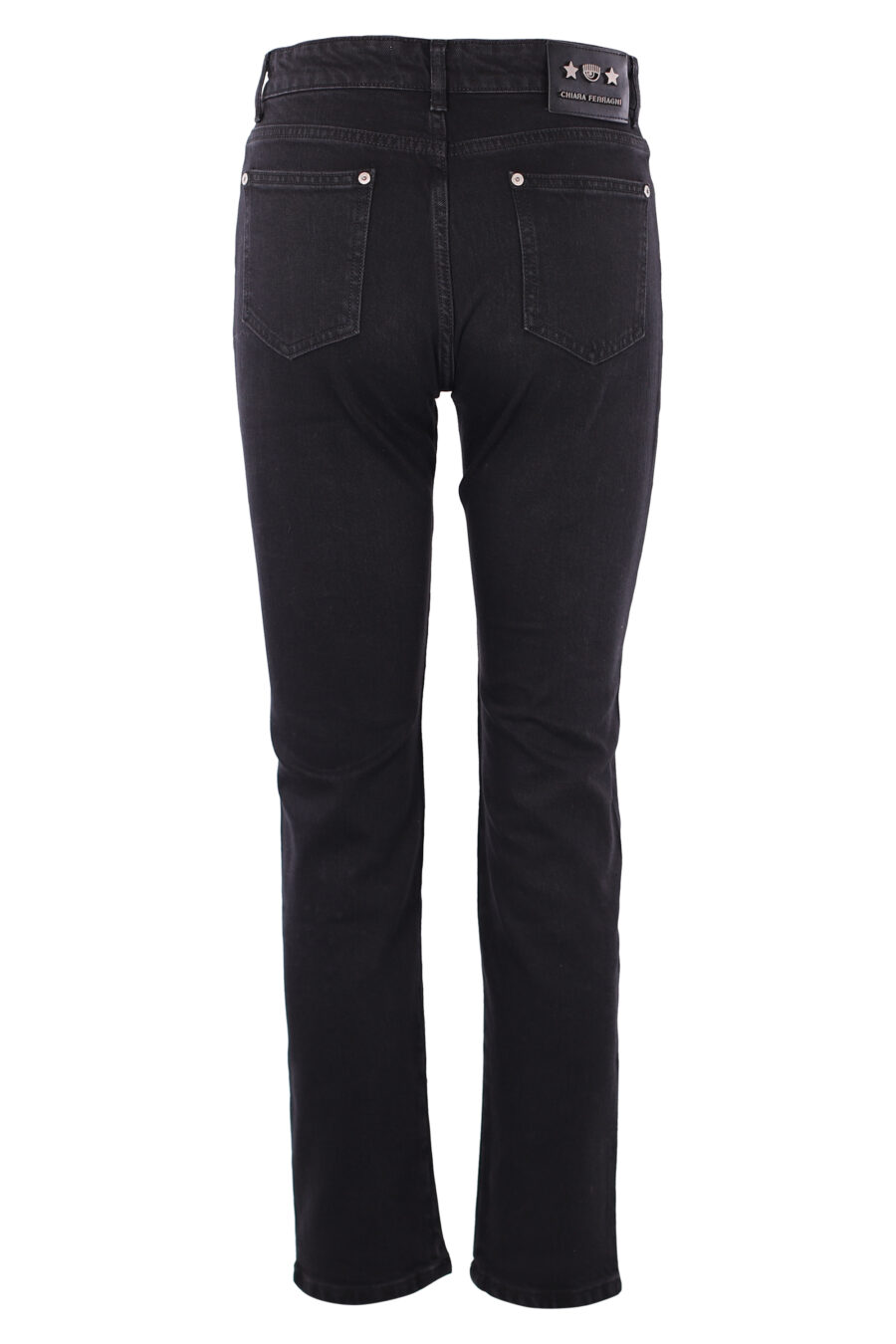 Schwarze Jeans mit Strasssteinen - IMG 6316