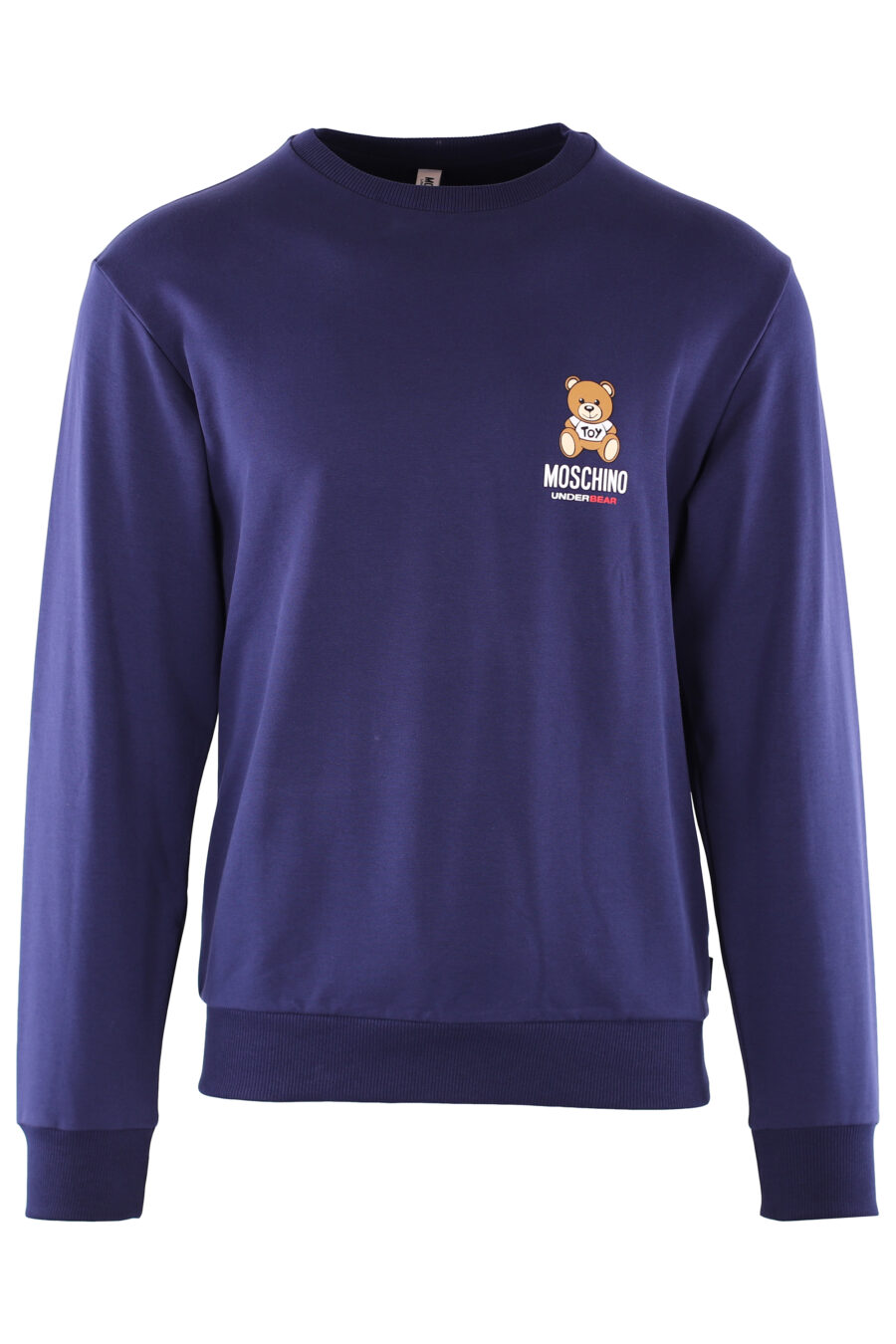 Dark blue sweatshirt with bear logo "underbear" - IMG 6351