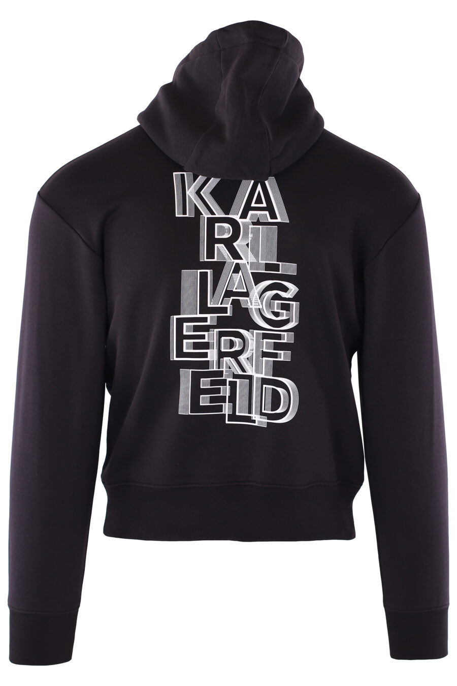 Black hoodie with graphic logo - IMG 6417