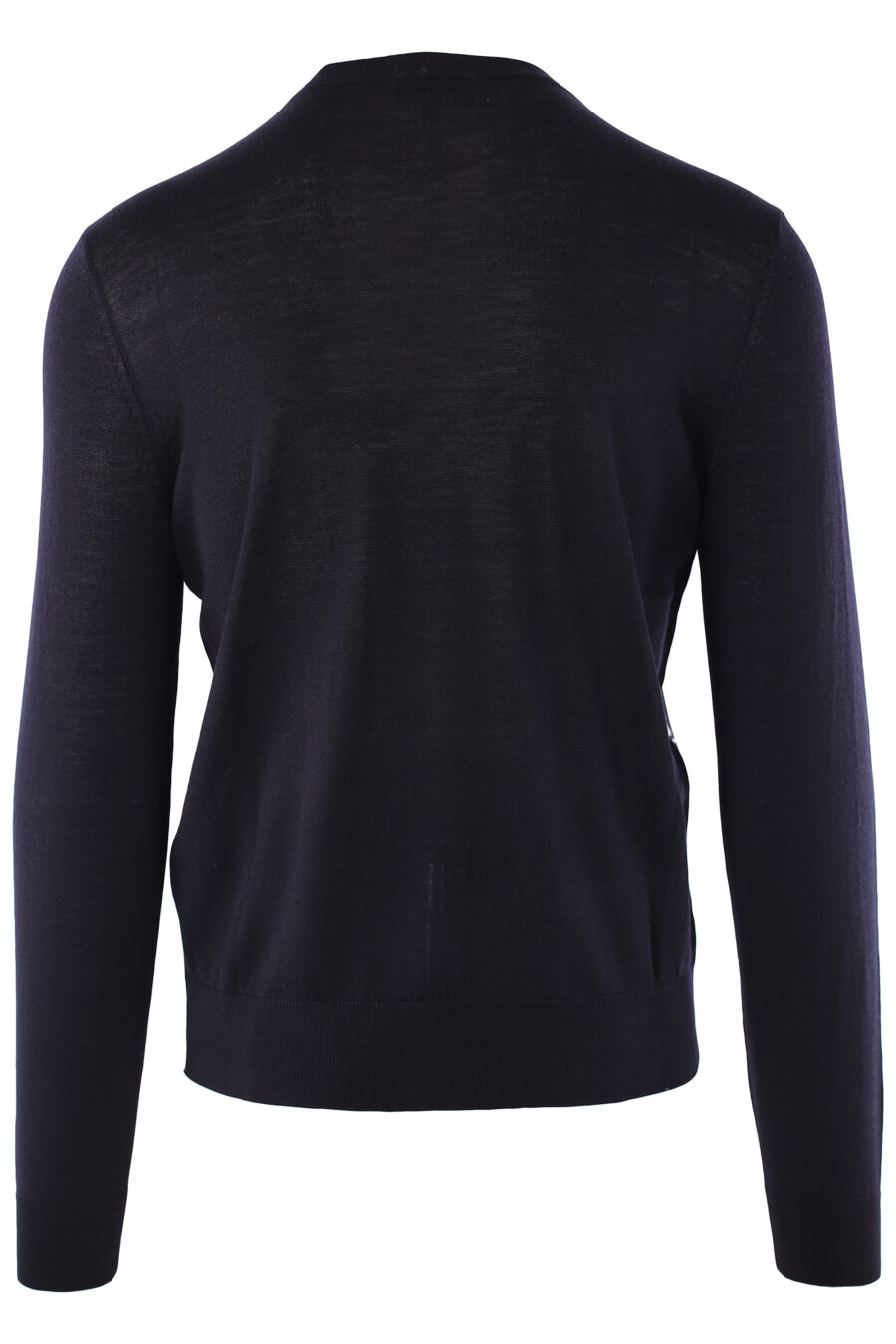 Jersey azul oscuro con logo en mangas laterales - IMG 6501