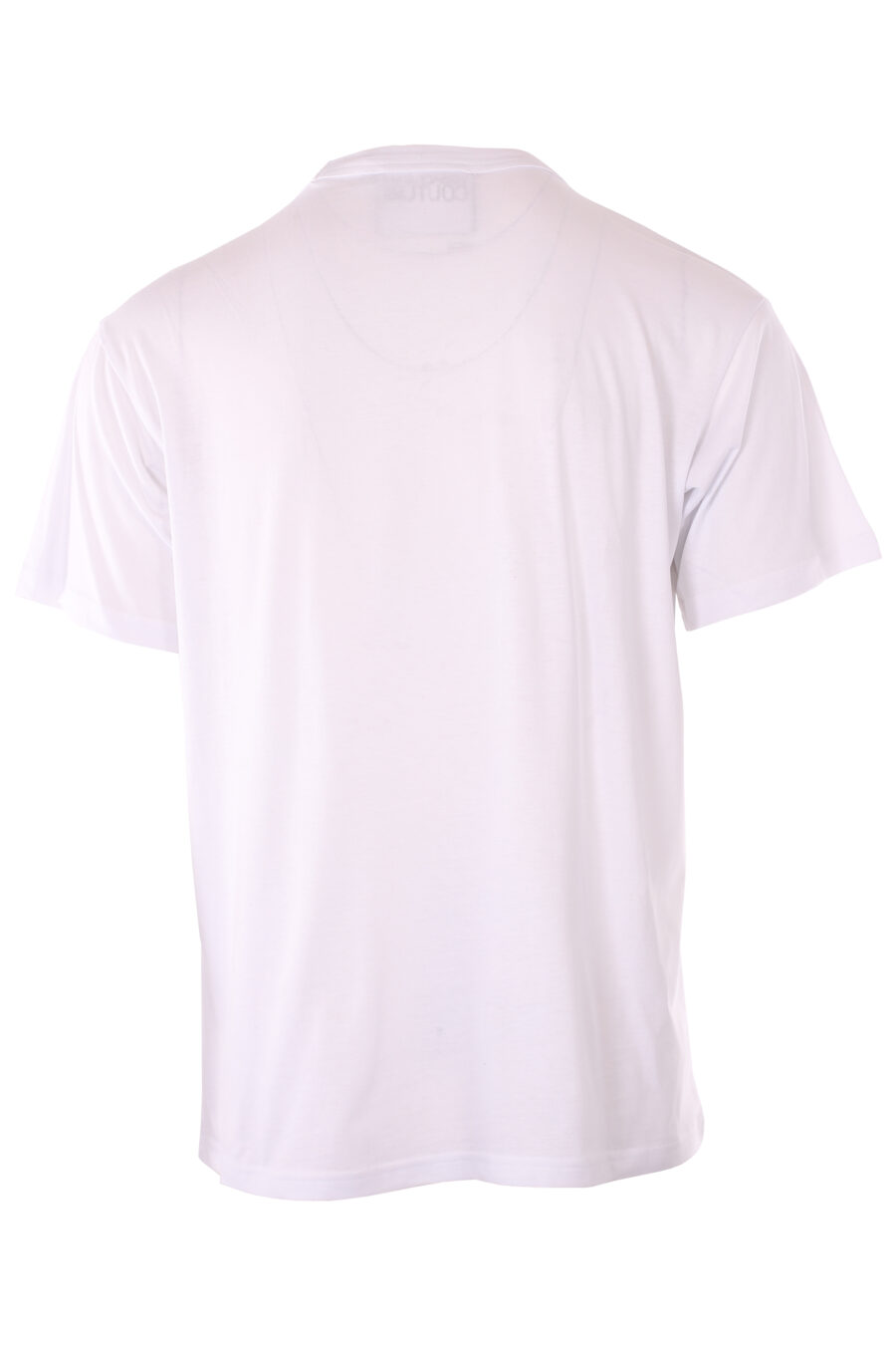 Camiseta blanca con logo negro en diagonal - IMG 6564