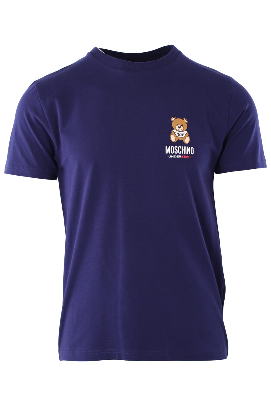 T-shirt azul com o logótipo do urso "underbear" - IMG 6595