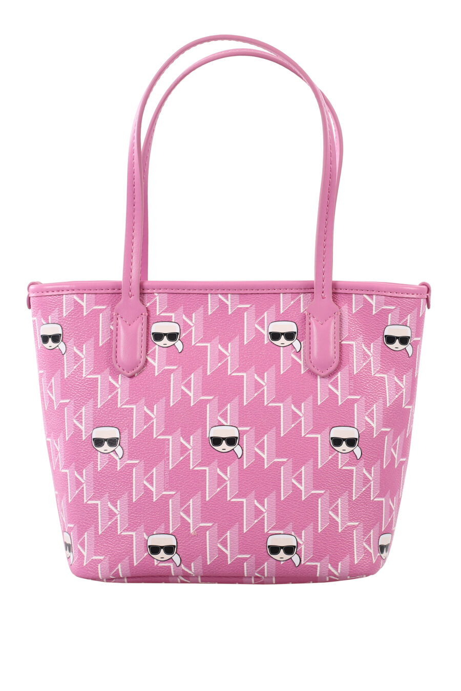 Pink mini tote bag with monogram - IMG 1675