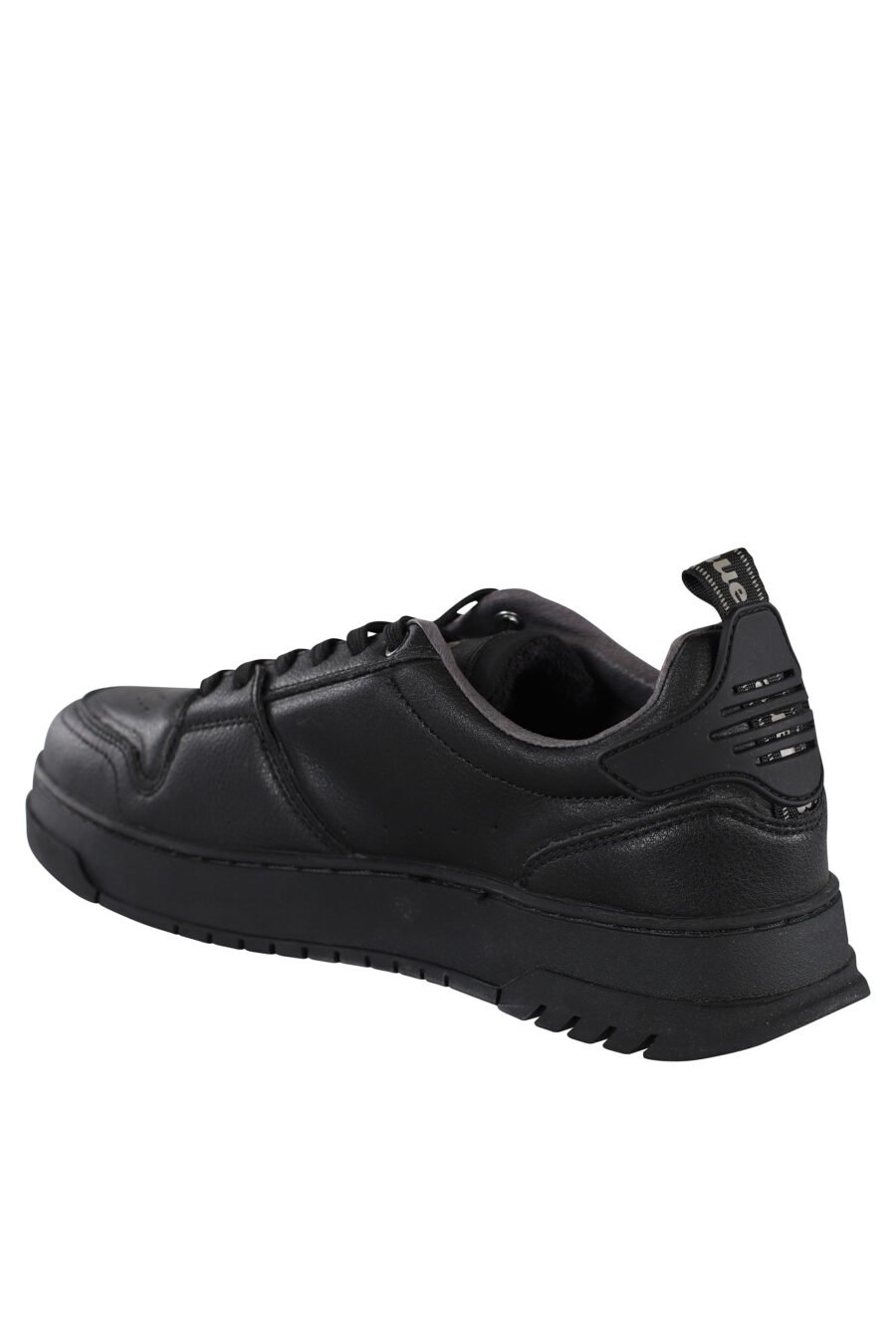 Trainers "harper" black leather with logo - IMG 6830