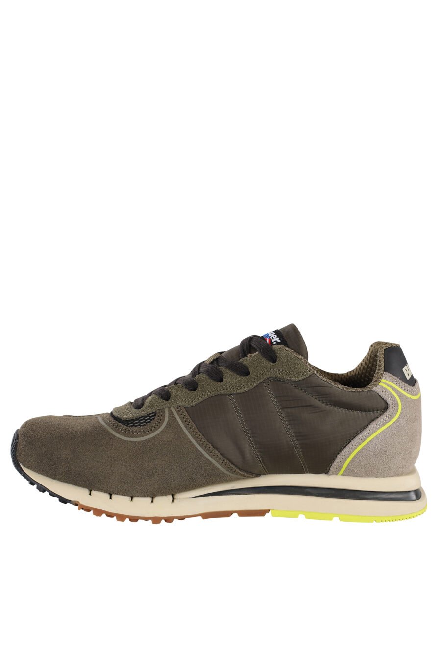 Trainers "quartz" multicoloured military green with breathable mesh - IMG 6835