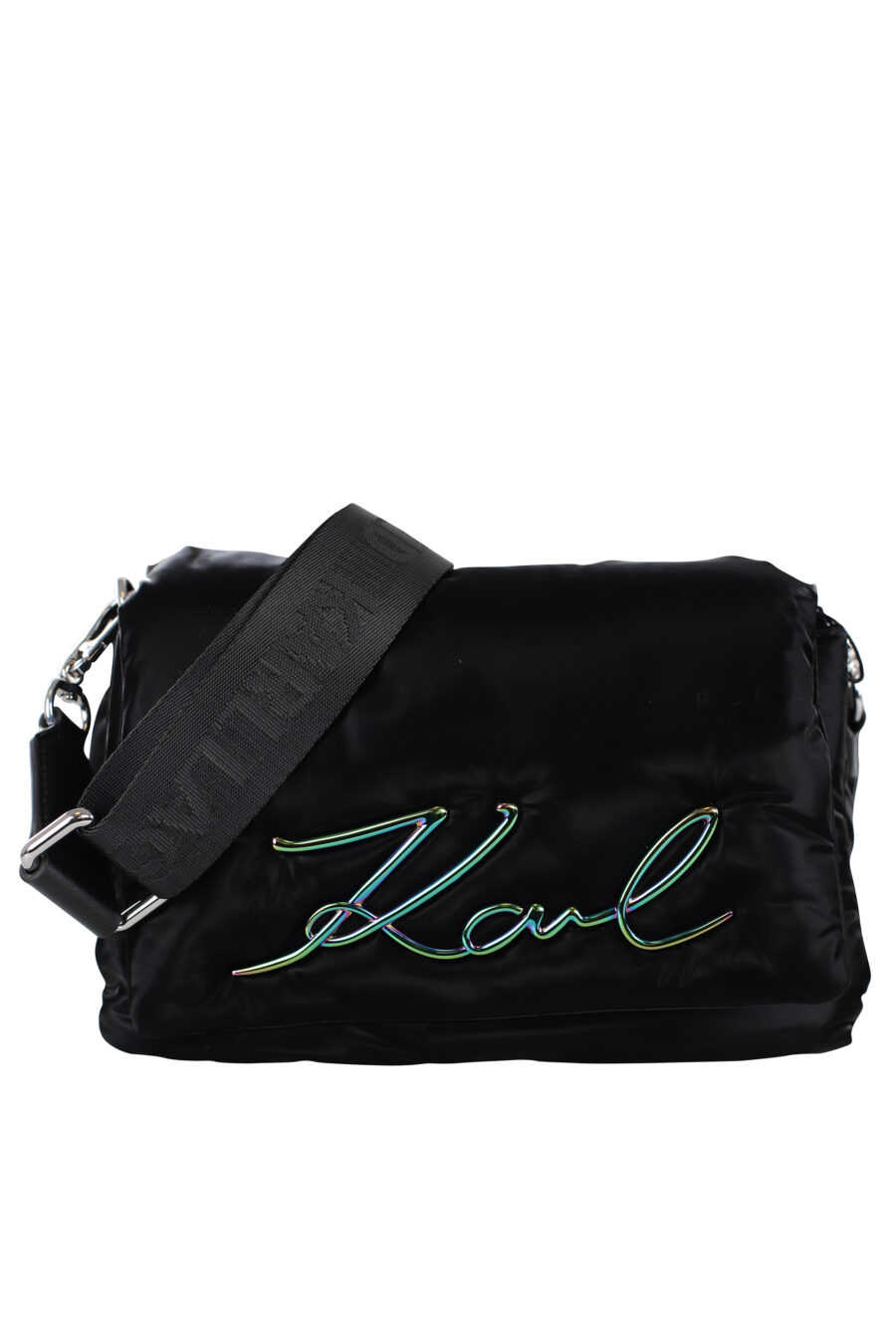 Mini shoulder bag black with autograph logo - IMG 6980