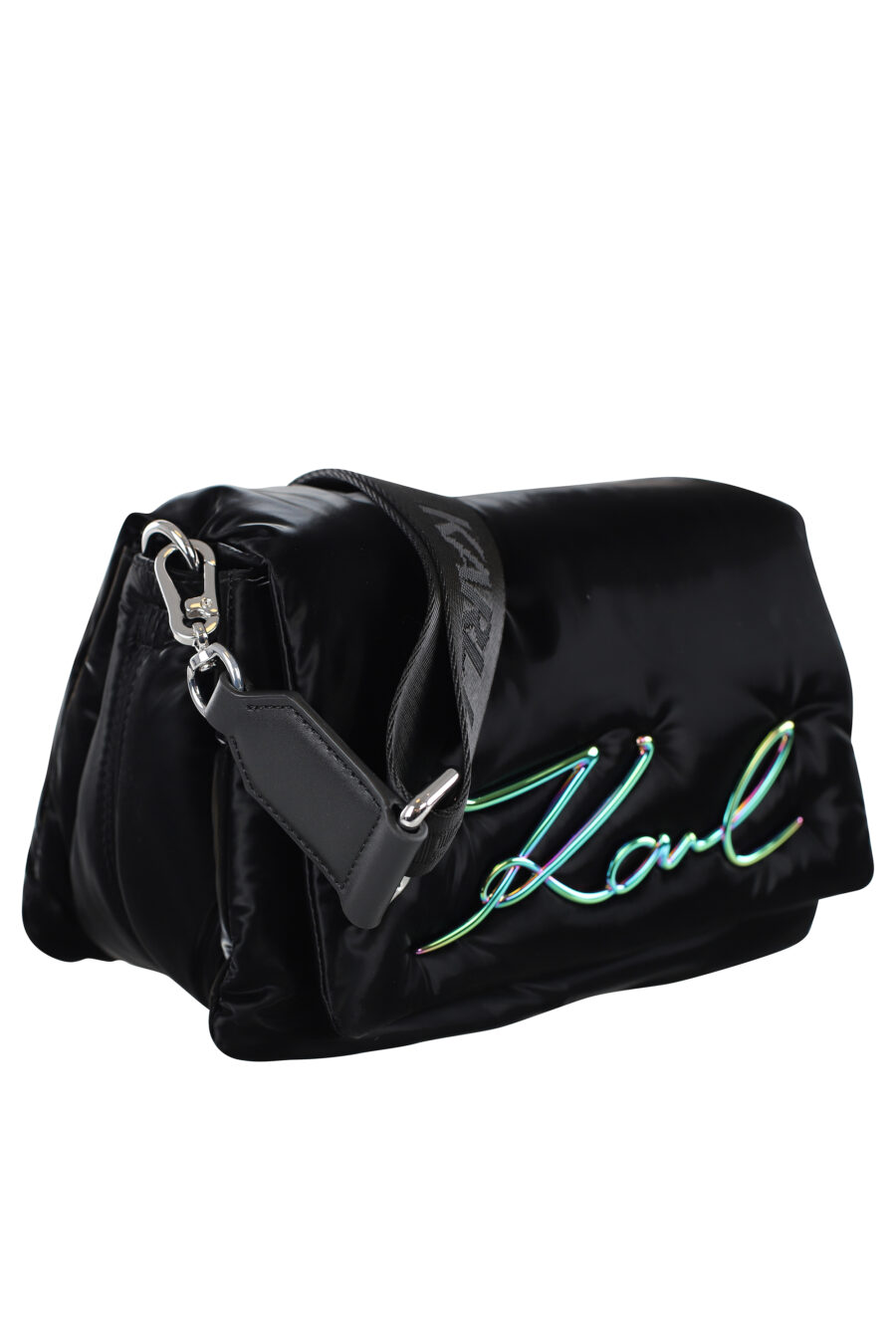 Mini shoulder bag black with autograph logo - IMG 6981