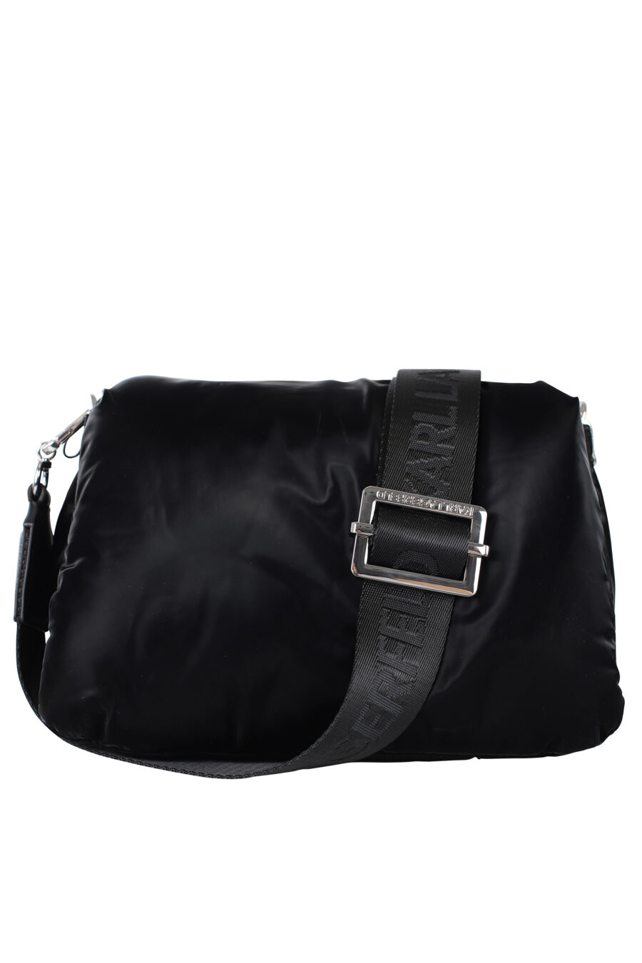 Mini shoulder bag black with autograph logo - IMG 6983