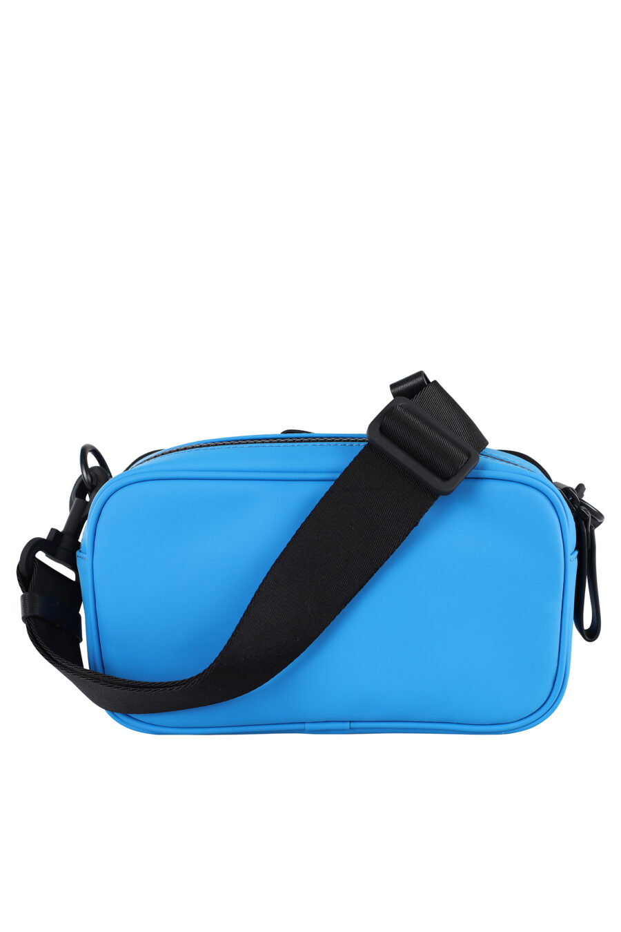 Mini blue shoulder bag with logo - IMG 7000