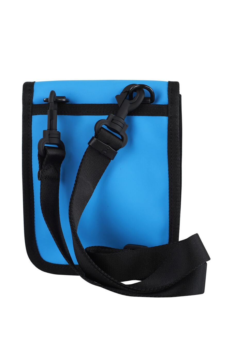 Bolso bandolera azul con logo negro - IMG 7004