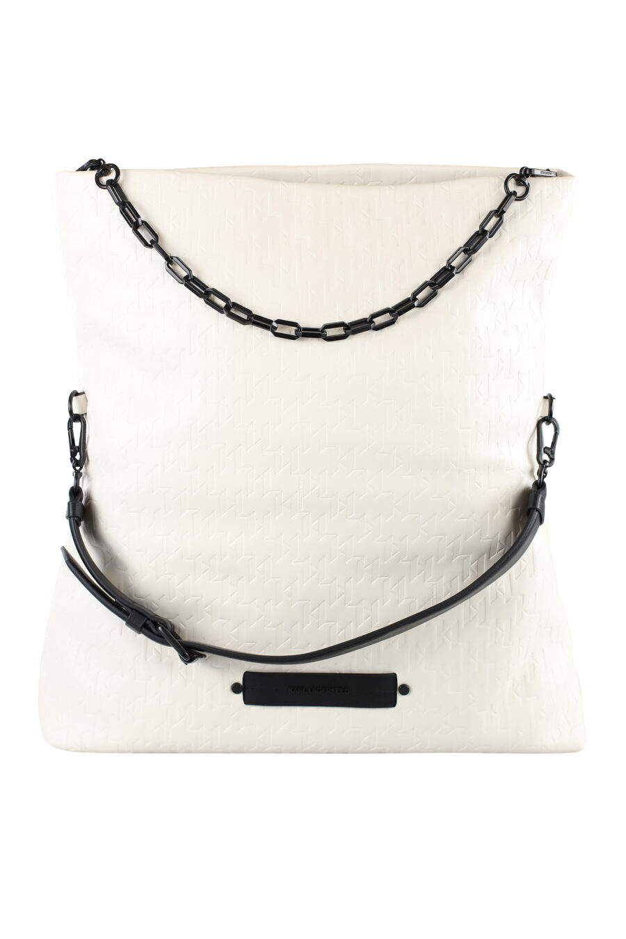 Tote bag white with black logo - IMG 7027