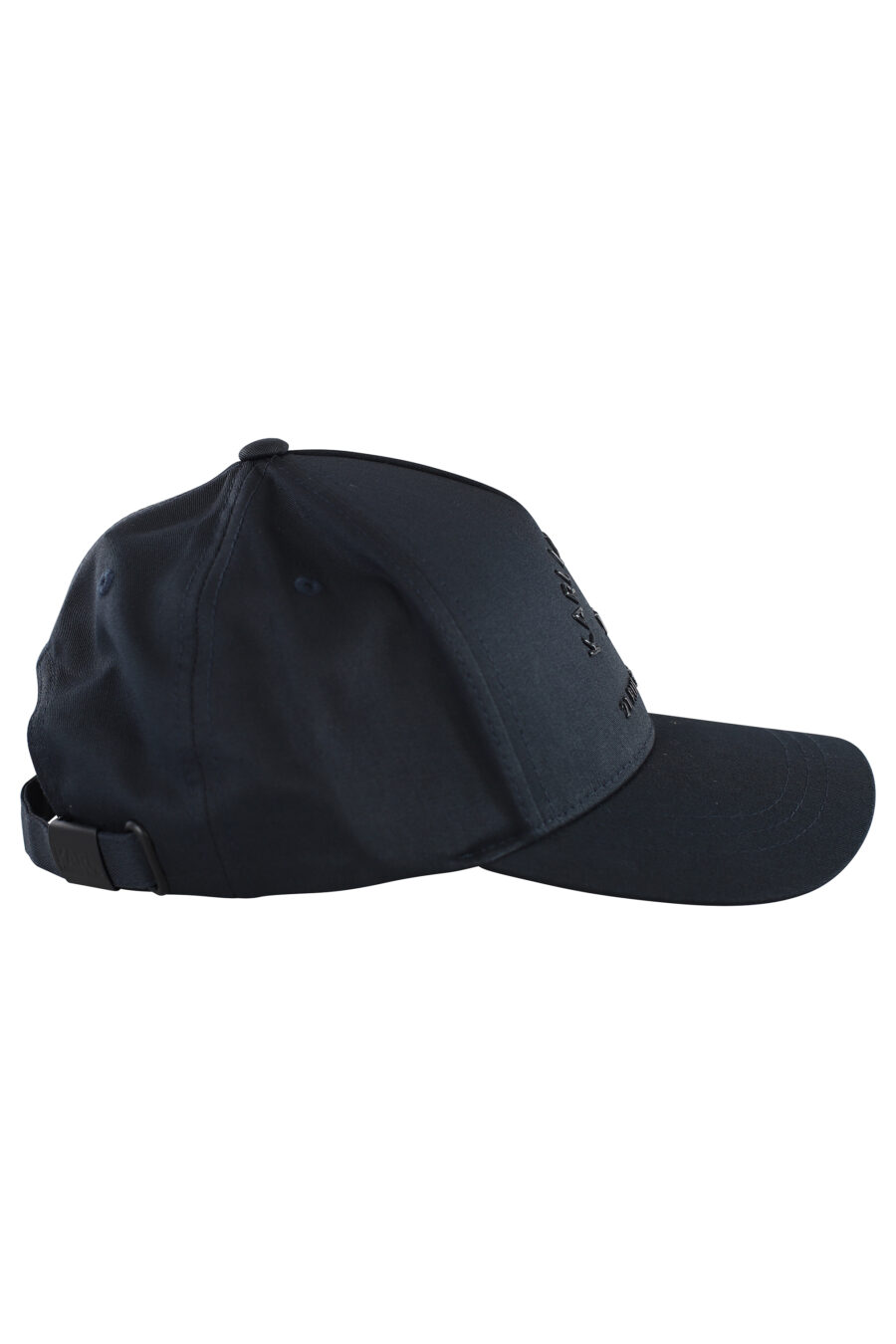 Gorra azul oscuro con logo monocromático - IMG 7056