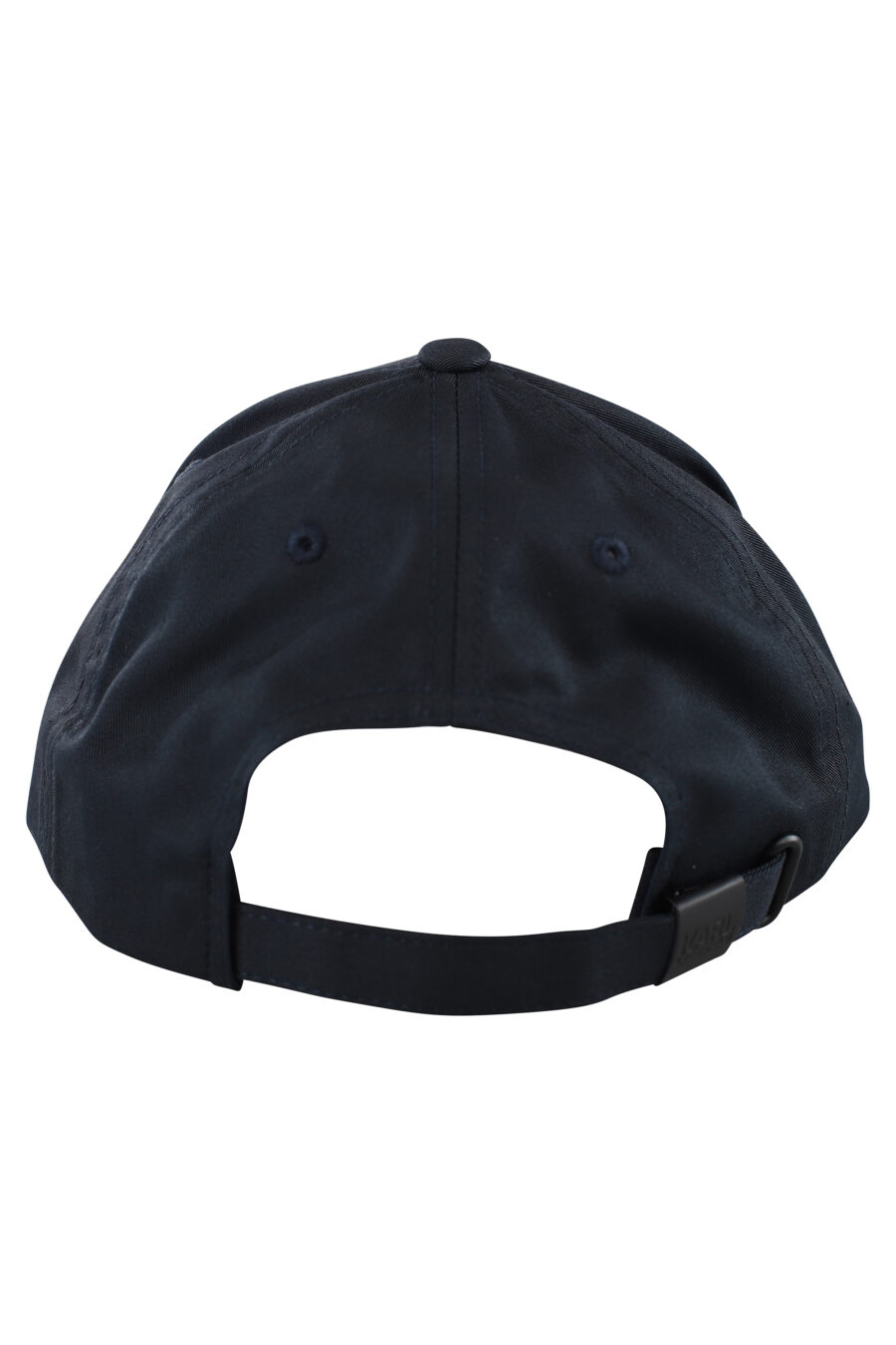 Gorra azul oscuro con logo monocromático - IMG 7058