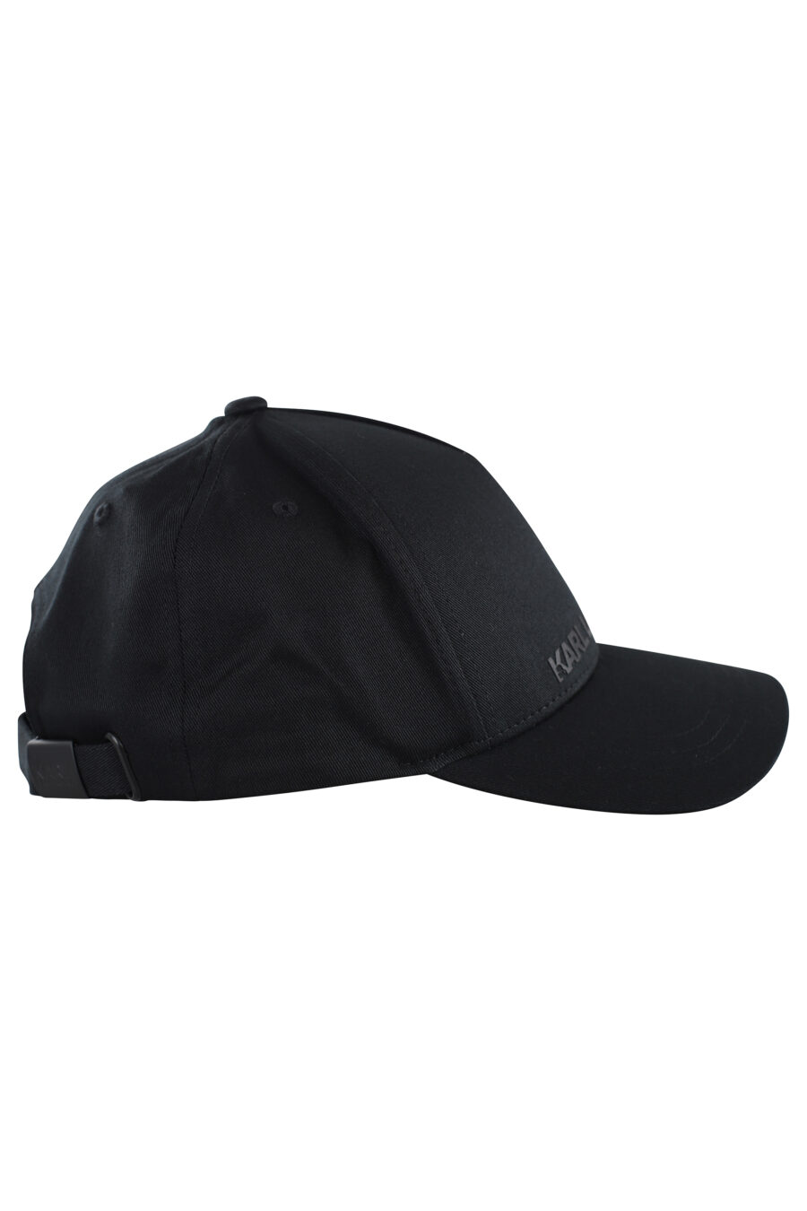 Gorra negra con logo monocromático - IMG 7060