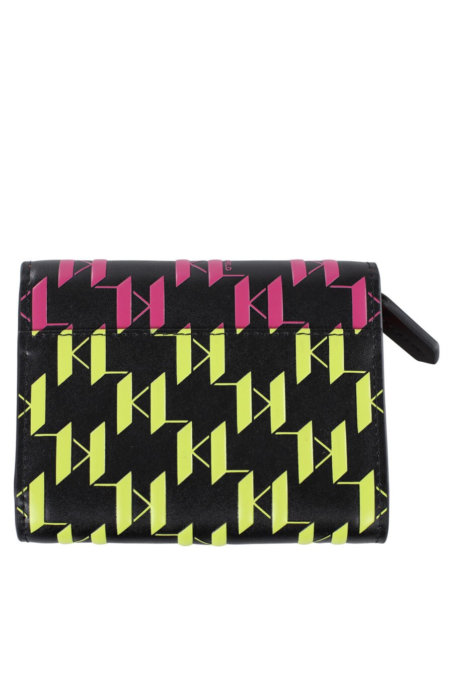 Multicolour black wallet with mini logo - IMG 7080