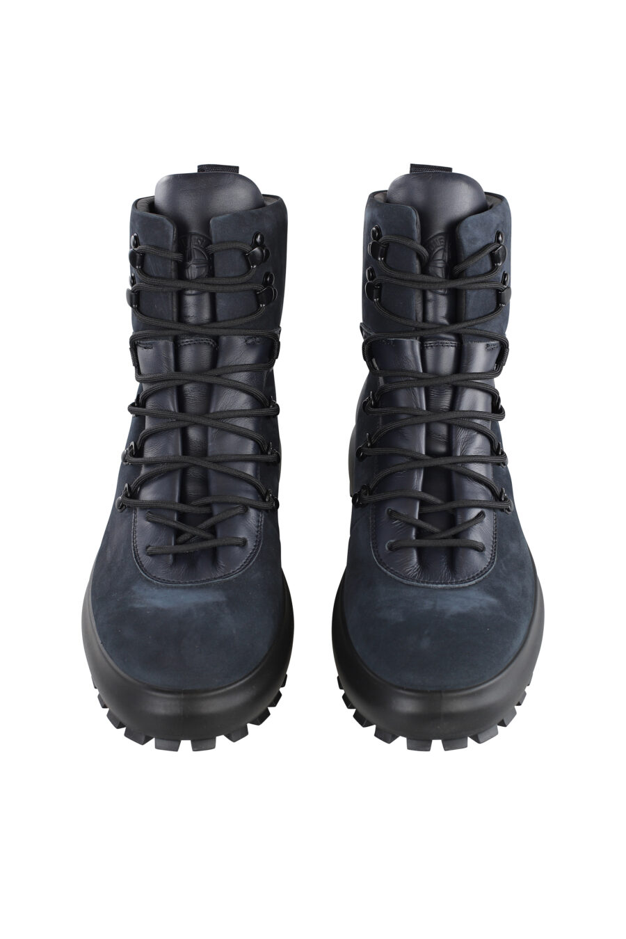 Blue military style lace-up boots - IMG 7098