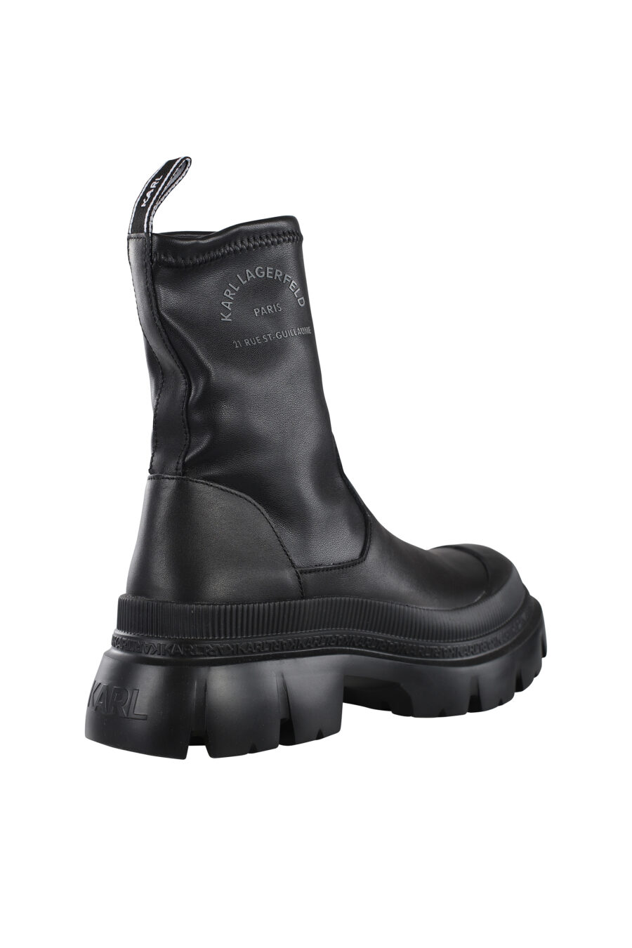 Schwarze Ankle Boots mit schwarzer Plateausohle - IMG 7144