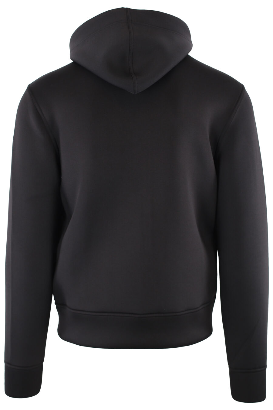 Black sweatshirt with hood and zip - IMG 7354